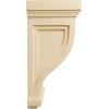 imageEkena Millwork COR04X05X10TRRW Traditional Recessed Wood Corbels 4 34quotW x 5quotD x 10quotH RubberwoodMaple