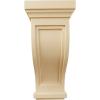 imageEkena Millwork COR04X05X10TRRW Traditional Recessed Wood Corbels 4 34quotW x 5quotD x 10quotH RubberwoodMaple