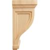 imageEkena Millwork COR04X05X10TRRW Traditional Recessed Wood Corbels 4 34quotW x 5quotD x 10quotH RubberwoodRed Oak