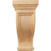 imageEkena Millwork COR04X05X10TRRW Traditional Recessed Wood Corbels 4 34quotW x 5quotD x 10quotH RubberwoodRed Oak