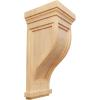 imageEkena Millwork COR04X05X10TRRW Traditional Recessed Wood Corbels 4 34quotW x 5quotD x 10quotH RubberwoodRed Oak