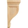 imageEkena Millwork COR04X05X10TRRW Traditional Recessed Wood Corbels 4 34quotW x 5quotD x 10quotH RubberwoodRed Oak