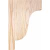 imageEkena Millwork COR04X10X14NEW00RWR 4quotW x 10quotD x 14quotH Newport Rough Sawn Corbel Western Red Cedar3 12W Douglas Fir Smooth