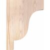 imageEkena Millwork COR04X10X14NEW00RWR 4quotW x 10quotD x 14quotH Newport Rough Sawn Corbel Western Red Cedar3 12W Douglas Fir Smooth