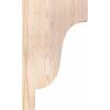 imageEkena Millwork COR04X10X14NEW00RWR 4quotW x 10quotD x 14quotH Newport Rough Sawn Corbel Western Red Cedar3 12W Douglas Fir Smooth