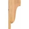 imageEkena Millwork COR04X10X14NEW00RWR 4quotW x 10quotD x 14quotH Newport Rough Sawn Corbel Western Red Cedar3 12W Western Red Cedar Smooth
