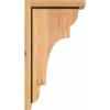 imageEkena Millwork COR06X08X08NEB01RWR 6quotW x 8quotD x 8quotH New Brighton Rough Sawn Corbel wBackplate Western Red Cedar4W Douglas Fir Rough Sawn