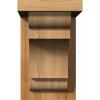 imageEkena Millwork COR06X08X08NEB01RWR 6quotW x 8quotD x 8quotH New Brighton Rough Sawn Corbel wBackplate Western Red Cedar4W Douglas Fir Rough Sawn