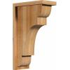 imageEkena Millwork COR06X08X08NEB01RWR 6quotW x 8quotD x 8quotH New Brighton Rough Sawn Corbel wBackplate Western Red Cedar4W Douglas Fir Rough Sawn
