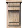 imageEkena Millwork COR06X08X08NEB01RWR 6quotW x 8quotD x 8quotH New Brighton Rough Sawn Corbel wBackplate Western Red CedarNULL