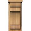 imageEkena Millwork COR06X08X08NEB01RWR 6quotW x 8quotD x 8quotH New Brighton Rough Sawn Corbel wBackplate Western Red CedarNULL