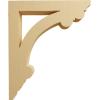 imageEkena Millwork CORW02X08X09ELRW Small Ellis Wood Corbels 1 12quotW x 7 12quotD x 9quotH RubberwoodAlder