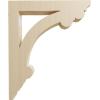 imageEkena Millwork CORW02X08X09ELRW Small Ellis Wood Corbels 1 12quotW x 7 12quotD x 9quotH RubberwoodBeige