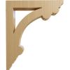 imageEkena Millwork CORW02X08X09ELRW Small Ellis Wood Corbels 1 12quotW x 7 12quotD x 9quotH RubberwoodCherry