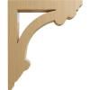 imageEkena Millwork CORW02X08X09ELRW Small Ellis Wood Corbels 1 12quotW x 7 12quotD x 9quotH RubberwoodCherry