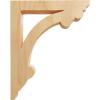 imageEkena Millwork CORW02X08X09ELRW Small Ellis Wood Corbels 1 12quotW x 7 12quotD x 9quotH RubberwoodRed Oak