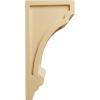 imageEkena Millwork CORW03X04X08DIRW Diane Recessed Wood Corbels 3 14quotW x 4quotD x 8quotH RubberwoodAlder
