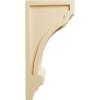 imageEkena Millwork CORW03X04X08DIRW Diane Recessed Wood Corbels 3 14quotW x 4quotD x 8quotH RubberwoodMaple