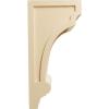 imageEkena Millwork CORW03X04X08DIRW Diane Recessed Wood Corbels 3 14quotW x 4quotD x 8quotH RubberwoodMaple