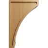 imageEkena Millwork CORW03X05X08LWRW Medium Lawson Wood Corbels 3quotW x 5 12quotD x 8quotH RubberwoodCherry
