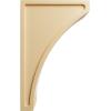 imageEkena Millwork CORW03X05X08LWRW Medium Lawson Wood Corbels 3quotW x 5 12quotD x 8quotH RubberwoodMaple