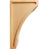 imageEkena Millwork CORW03X05X08LWRW Medium Lawson Wood Corbels 3quotW x 5 12quotD x 8quotH RubberwoodRed Oak