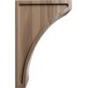 imageEkena Millwork CORW03X05X08LWRW Medium Lawson Wood Corbels 3quotW x 5 12quotD x 8quotH RubberwoodWalnut