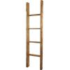 imageEkena Millwork DECR019X072X04LDRBR Vintage Farmhouse 5 Rung Ladder Barnwood Decor Collection 19quotW x 72quotH x 3 12quotD Weathered BrownChalk Dust White