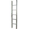 imageEkena Millwork DECR019X072X04LDRBR Vintage Farmhouse 5 Rung Ladder Barnwood Decor Collection 19quotW x 72quotH x 3 12quotD Weathered BrownDriftwood Blue