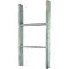 imageEkena Millwork DECR019X072X04LDRBR Vintage Farmhouse 5 Rung Ladder Barnwood Decor Collection 19quotW x 72quotH x 3 12quotD Weathered BrownDriftwood Blue