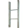 imageEkena Millwork DECR019X072X04LDRBR Vintage Farmhouse 5 Rung Ladder Barnwood Decor Collection 19quotW x 72quotH x 3 12quotD Weathered BrownDriftwood Blue