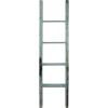 imageEkena Millwork DECR019X072X04LDRBR Vintage Farmhouse 5 Rung Ladder Barnwood Decor Collection 19quotW x 72quotH x 3 12quotD Weathered BrownDriftwood Blue