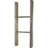 imageEkena Millwork DECR019X072X04LDRBR Vintage Farmhouse 5 Rung Ladder Barnwood Decor Collection 19quotW x 72quotH x 3 12quotD Weathered BrownDriftwood Blue