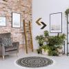 imageEkena Millwork DECR019X072X04LDRBR Vintage Farmhouse 5 Rung Ladder Barnwood Decor Collection 19quotW x 72quotH x 3 12quotD Weathered BrownReclaimed Grey