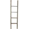 imageEkena Millwork DECR019X072X04LDRBR Vintage Farmhouse 5 Rung Ladder Barnwood Decor Collection 19quotW x 72quotH x 3 12quotD Weathered BrownReclaimed Grey