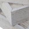 imageEkena Millwork DECR15SBSQOBBR Set of 3 Square Open Back Vintage Farmhouse Shadow Box Shelves Barnwood Decor Collection Weathered BrownChalk Dust White