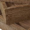 imageEkena Millwork DECR15SBSQOBBR Set of 3 Square Open Back Vintage Farmhouse Shadow Box Shelves Barnwood Decor Collection Weathered BrownWeathered Brown