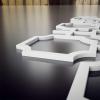 imageEkena Millwork WALP16X16BRDCASE10 Bradley Decorative Fretwork Wall Panels in Architectural Grade PVC Medium 10PackPVC