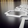 imageEkena Millwork WALP16X16BRDCASE10 Bradley Decorative Fretwork Wall Panels in Architectural Grade PVC Medium 10PackPVC