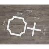 imageEkena Millwork WALP16X16BRDCASE10 Bradley Decorative Fretwork Wall Panels in Architectural Grade PVC Medium 10PackPVC