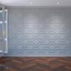 imageEkena Millwork WALP16X16BRDCASE10 Bradley Decorative Fretwork Wall Panels in Architectural Grade PVC Medium 10PackPVC
