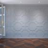 imageEkena Millwork WALP16X16BRDCASE10 Bradley Decorative Fretwork Wall Panels in Architectural Grade PVC Medium 10PackPVC
