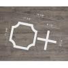 imageEkena Millwork WALP16X16BRDCASE10 Bradley Decorative Fretwork Wall Panels in Architectural Grade PVC Medium 10PackPVC