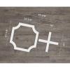 imageEkena Millwork WALP16X16BRDCASE10 Bradley Decorative Fretwork Wall Panels in Architectural Grade PVC Medium 10PackPVC