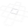 imageEkena Millwork WALP16X16MRKCASE20 Marrakesh Decorative Fretwork Wall Panels in Architectural Grade PVC Medium 20Pack