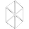 imageEkena Millwork WALW16X16X0375PENCH Pendleton 38quotT Decorative Fretwork Wall Panels 10 14quot W X 15 H CherryPVC