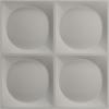 imageEkena Millwork WP12X12ADWH 11 78quotW x 11 78quotH Adonis EnduraWall Decorative 3D Wall Panel Covers 098 Sq FtAged Copper