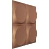 imageEkena Millwork WP12X12ADWH 11 78quotW x 11 78quotH Adonis EnduraWall Decorative 3D Wall Panel Covers 098 Sq FtAged Copper