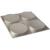 imageEkena Millwork WP12X12ADWH 11 78quotW x 11 78quotH Adonis EnduraWall Decorative 3D Wall Panel Covers 098 Sq FtBright Coat Aluminum