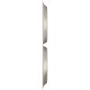 imageEkena Millwork WP12X12ADWH 11 78quotW x 11 78quotH Adonis EnduraWall Decorative 3D Wall Panel Covers 098 Sq FtBright Coat Aluminum
